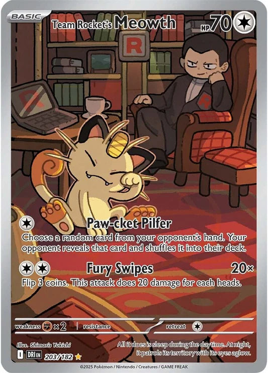 Team Rocket’s Meowth - 203/182