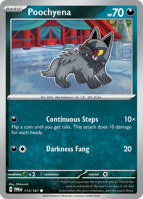 Poochyena - 113/167 - Normaal
