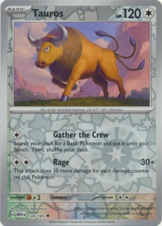 Tauros - 128/165 - Reverse