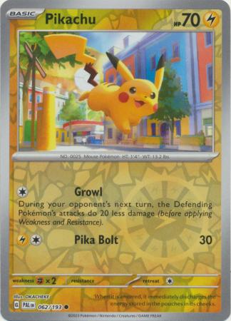 Pikachu - 62/193 - Reverse
