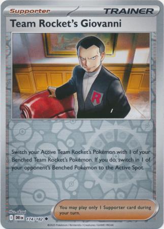 Team Rocket's Giovanni - 174/182 - Reverse