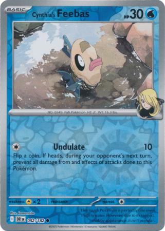 Cynthia's Feebas - 52/182 - Reverse