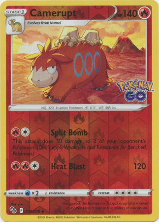 Camerupt - 14/78 - Reverse