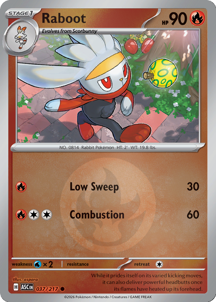 Raboot - 37/217 - Reverse Holo