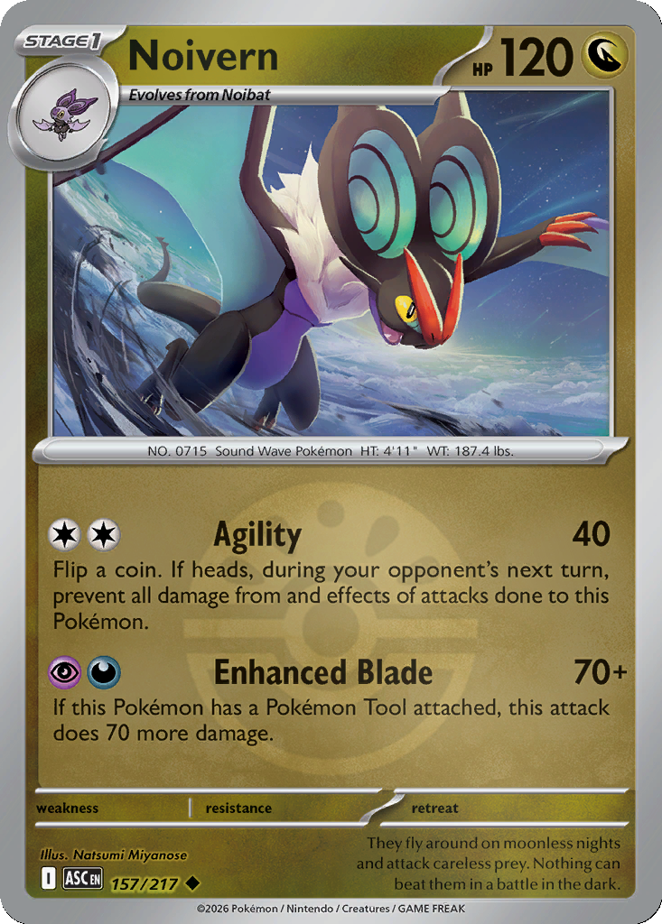 Noivern - 157/217 - Friend Ball Holo