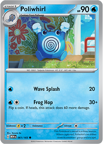 Poliwhirl - 61/165 - Normaal