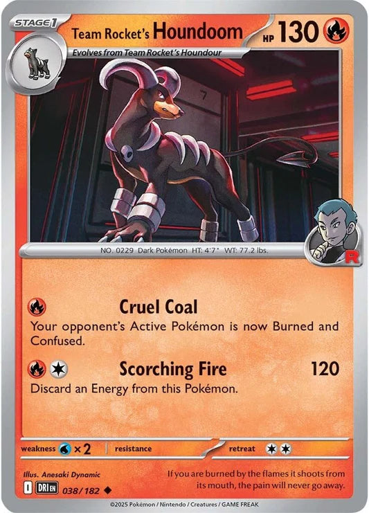 Team Rocket's Houndoom - 38/182 - Normaal