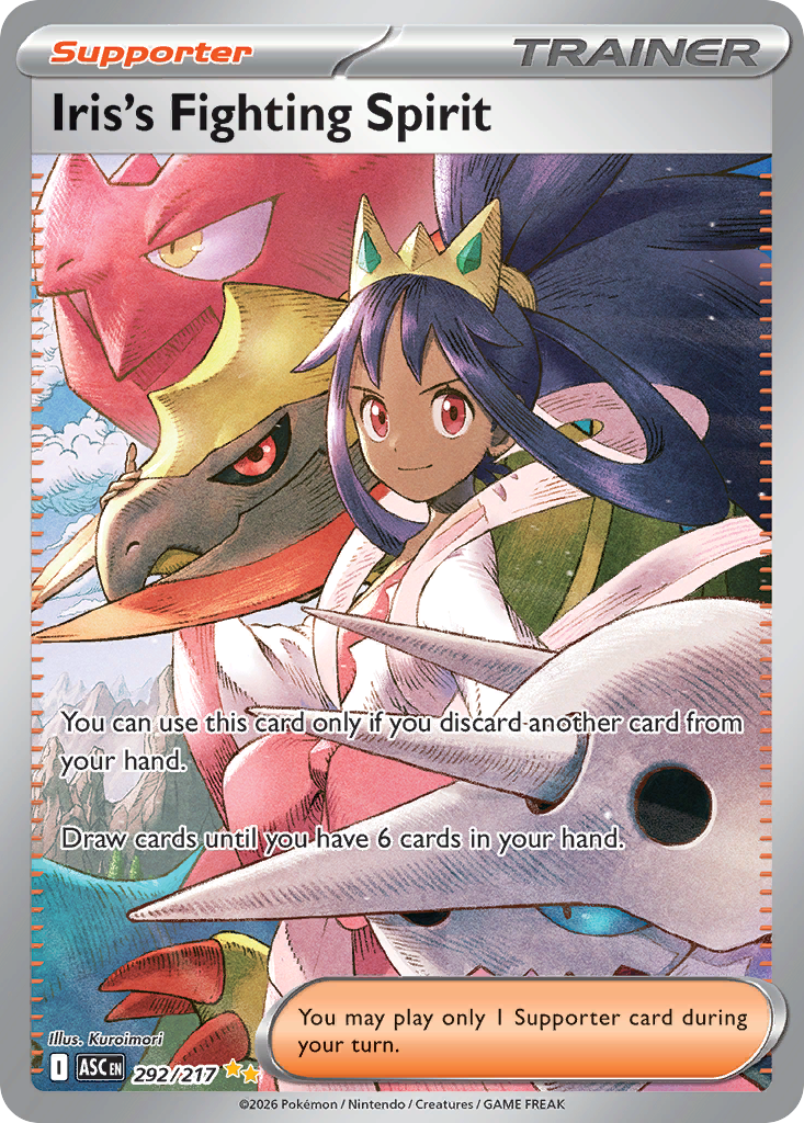 Iris's Fighting Spirit - 292/217 - Holo