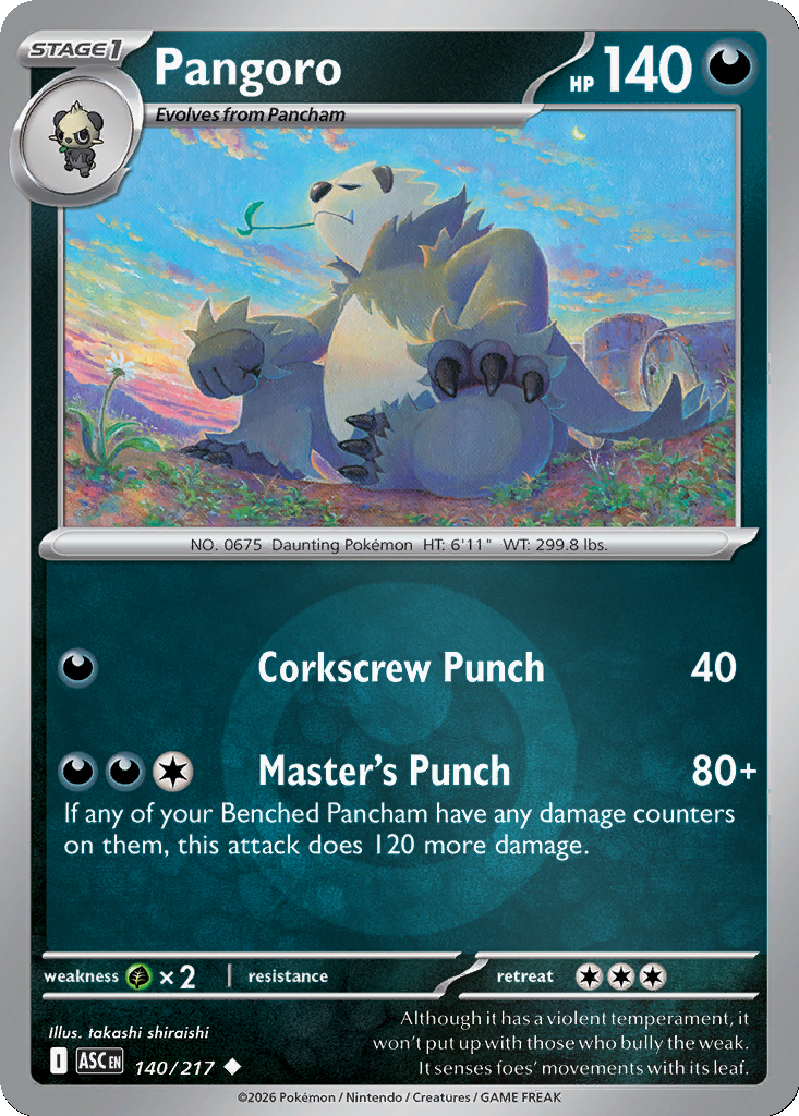 Pangoro - 140/217 - Reverse Holo