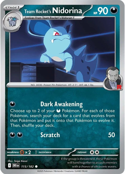 Team Rocket's Nidorina - 115/182 - Normaal
