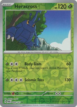 Heracross - 8/167 - Reverse