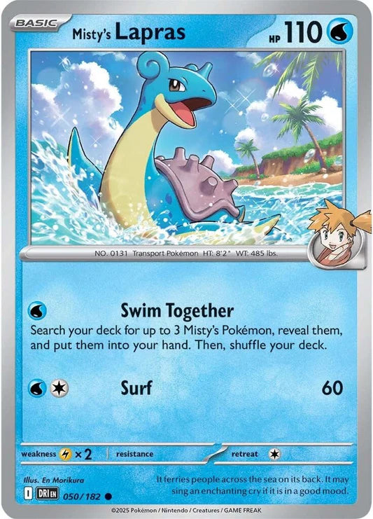 Misty's Lapras - 50/182 - Normaal