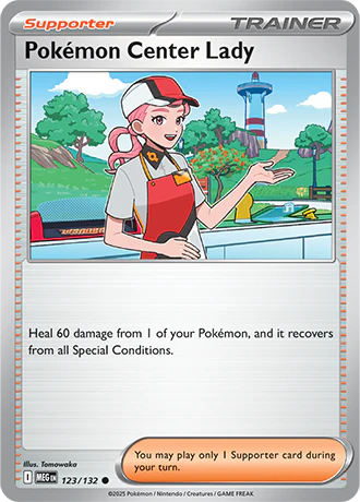 Pokémon Center Lady - 123/132 - Normal