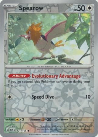 Spearow - 21/165 - Reverse