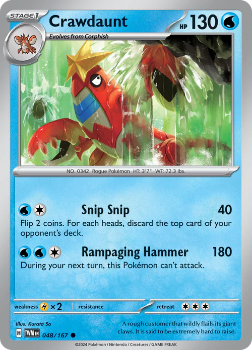 Crawdaunt - 48/167 - Normaal