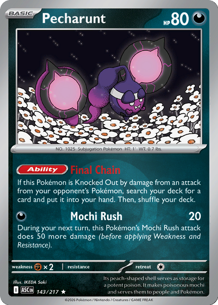 Pecharunt - 143/217 - Reverse Holo