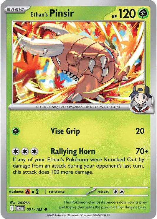 Ethan's Pinsir - 1/182 - Normaal