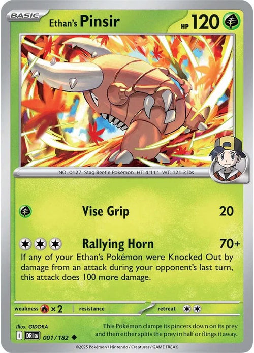 Ethan's Pinsir normaal