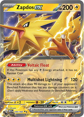 Zapdos ex - 145/165