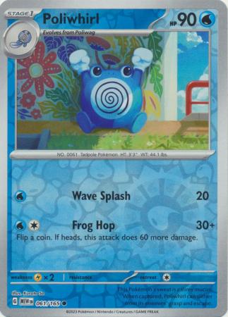 Poliwhirl - 61/165 - Reverse