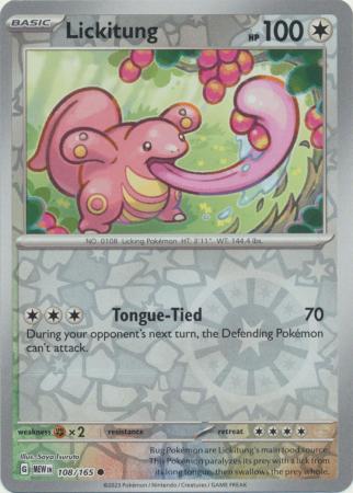 Lickitung - 108/165 - Reverse