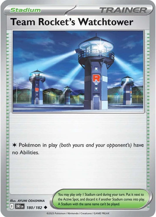 Team Rocket's Watchtower - 180/182 - Normal