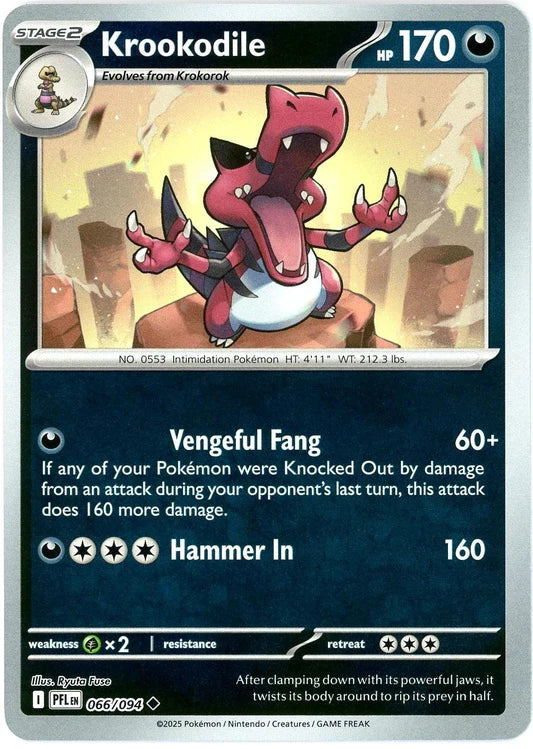 Krookodile - 66/94 - Reverse