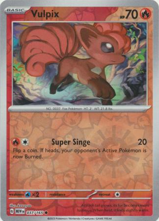 Vulpix - 37/165 - Reverse