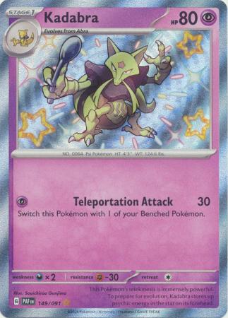 Shiny Kadabra Rare - 149/091