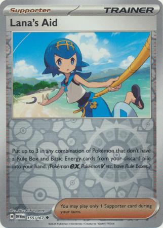 Lana's Aid - 155/167 - Reverse