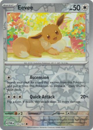 Eevee - 135/167 - Reverse