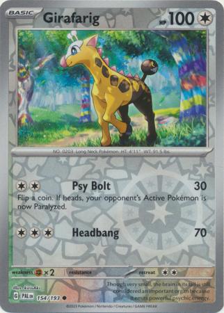 Girafarig - 154/193 - Reverse