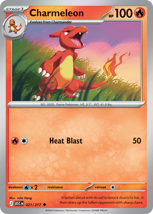 Charmeleon - 21/217 - Normal