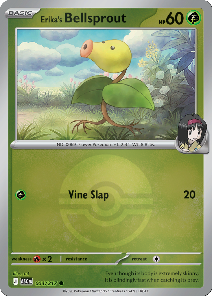 Erika's Bellsprout - 4/217 - Poké Ball Holo
