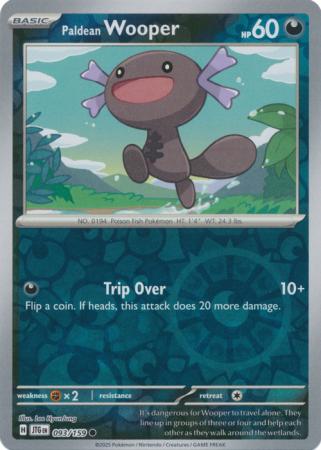 Paldean Wooper - 93/159 - Reverse