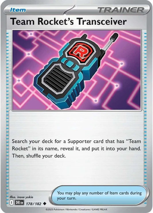 Team Rocket's Transceiver - 178/182 - Normal