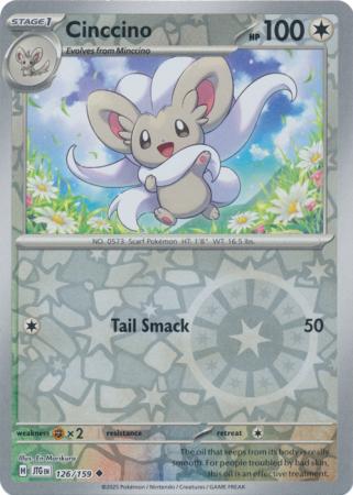 Cinccino - 126/159 - Reverse