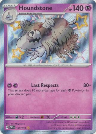 Houndstone Shiny Rare - 168/091