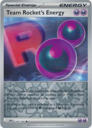 Team Rocket's Energy - 182/182 - Reverse