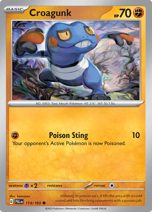 Croagunk - 114/193 - Normal