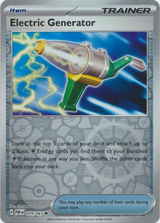 Electric Generator Reverse 079/091