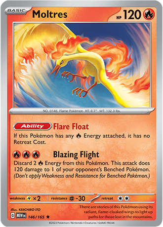 Moltres - 146/165 - Holo