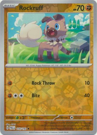 Rockruff - 116/193 - Reverse