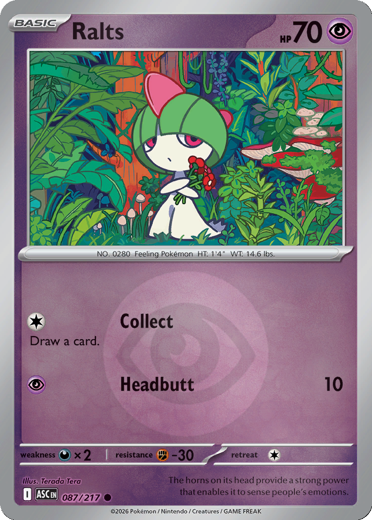 Ralts - 87/217 - Reverse Holo