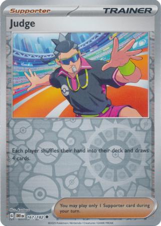 Judge reverse 167/182
