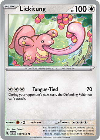 Lickitung - 108/165 - Normal