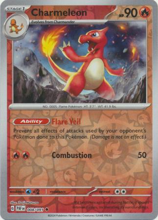 Charmeleon Reverse 008/091
