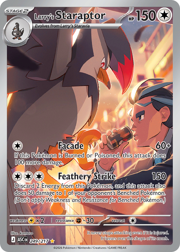 Larry's Staraptor - 249/217 - Holo