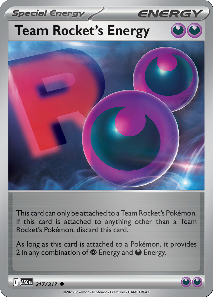 Energie van Team Rocket - 217/217 - Reverse Holo
