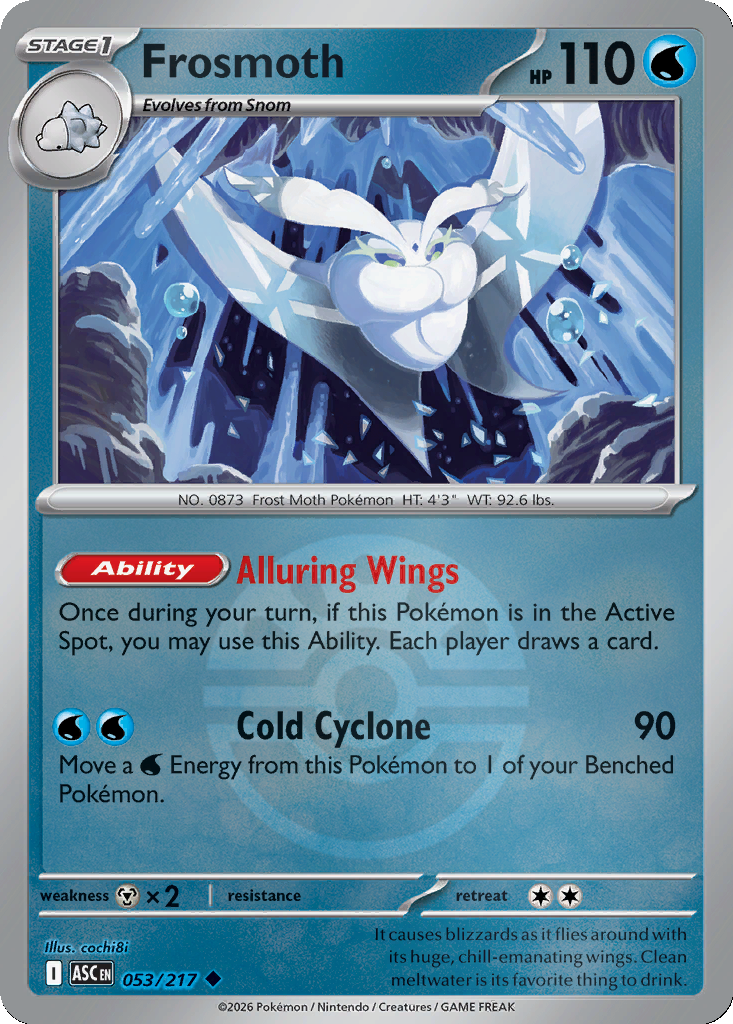 Frosmoth - 53/217 - Friend Ball Holo